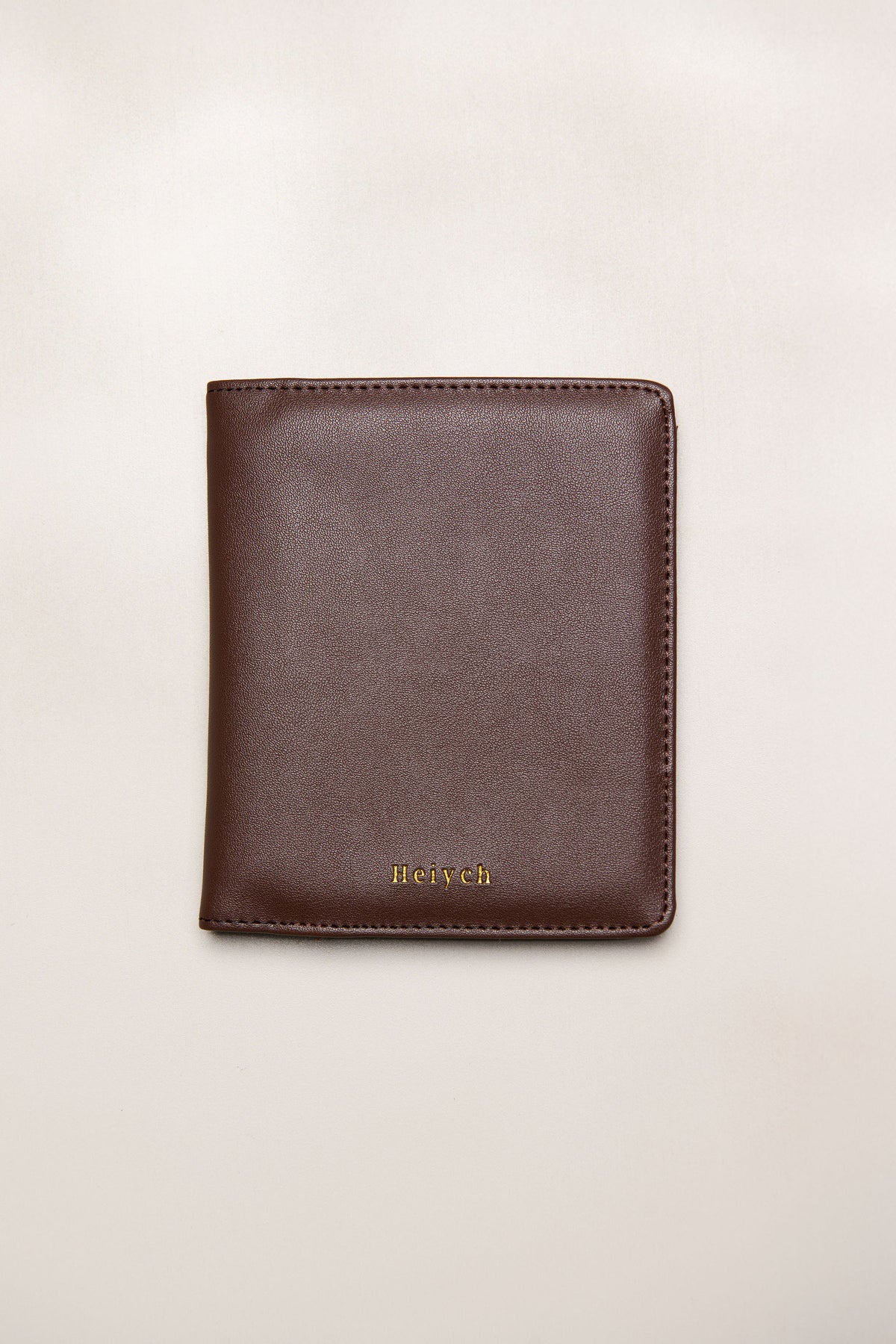 Chocolate Heiych passport wallet with card slots