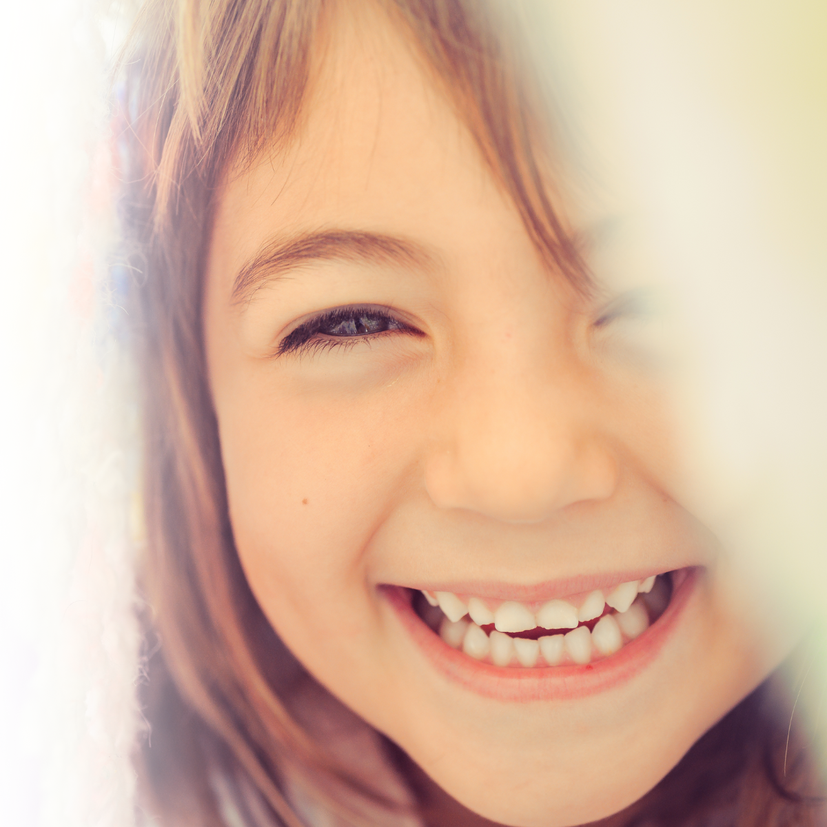 Girl smiling