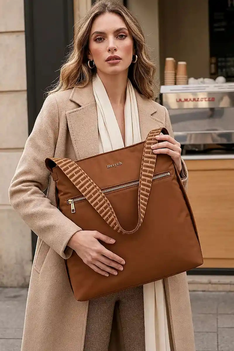 Cognac tote backpack bag