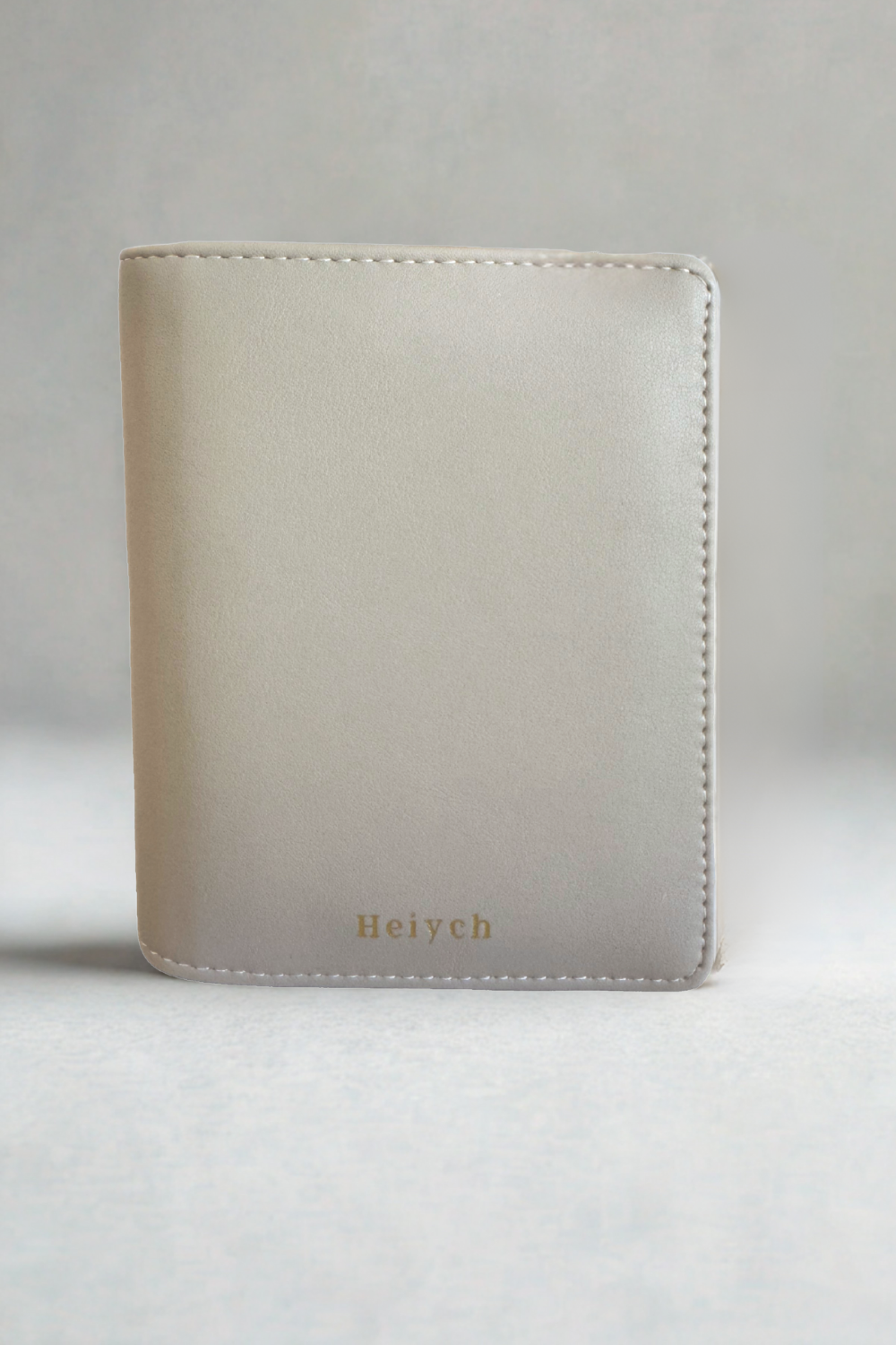 Taupe Heiych passport wallet with card slots