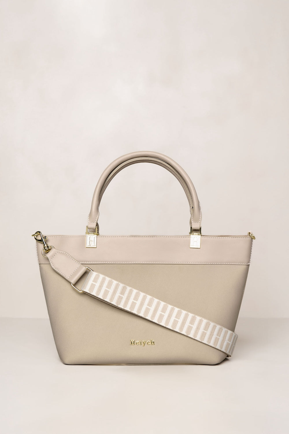 Taupe H-Strap adjustable crossbody strap