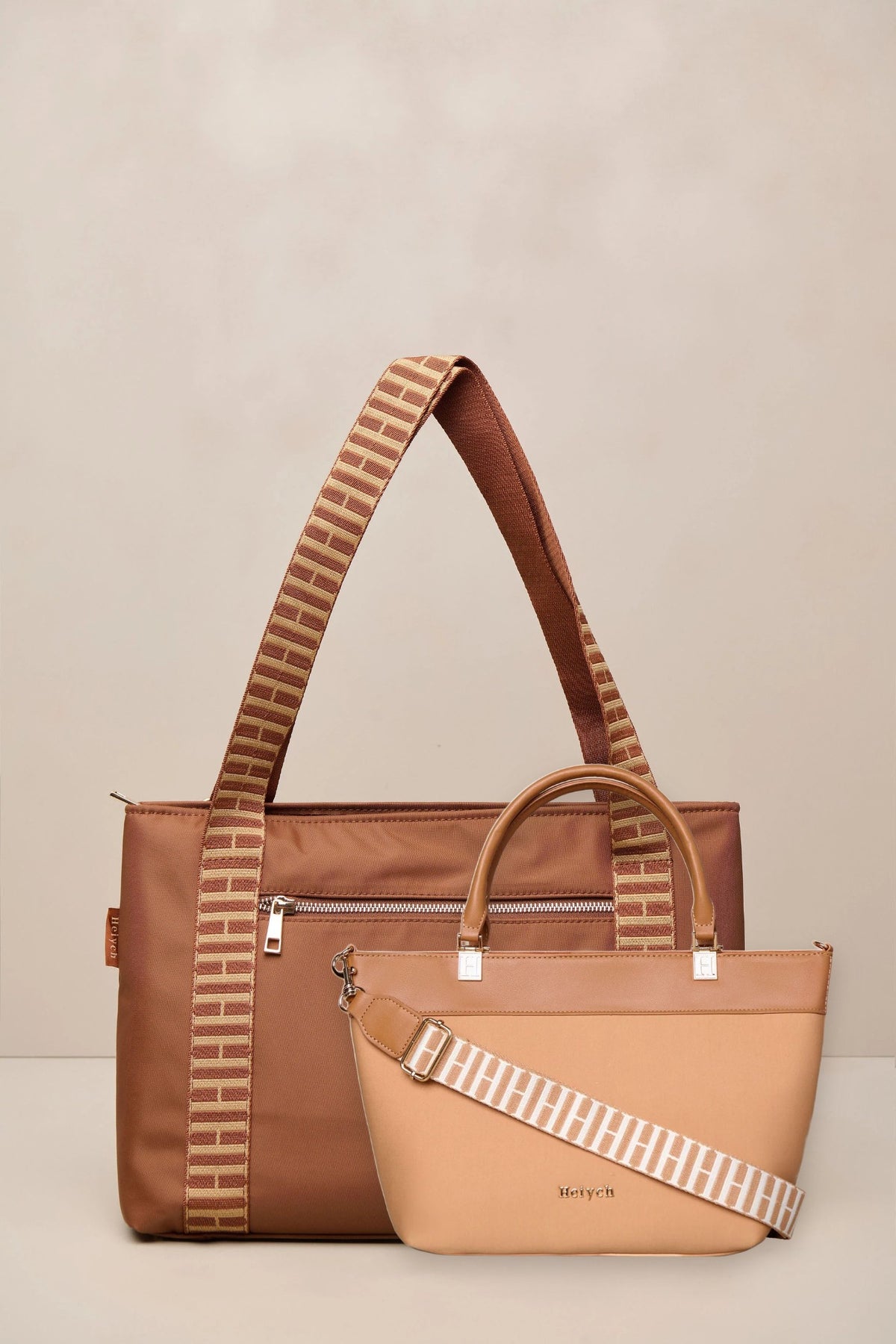Cognac Mini H-Commuter with Tan H-Connect